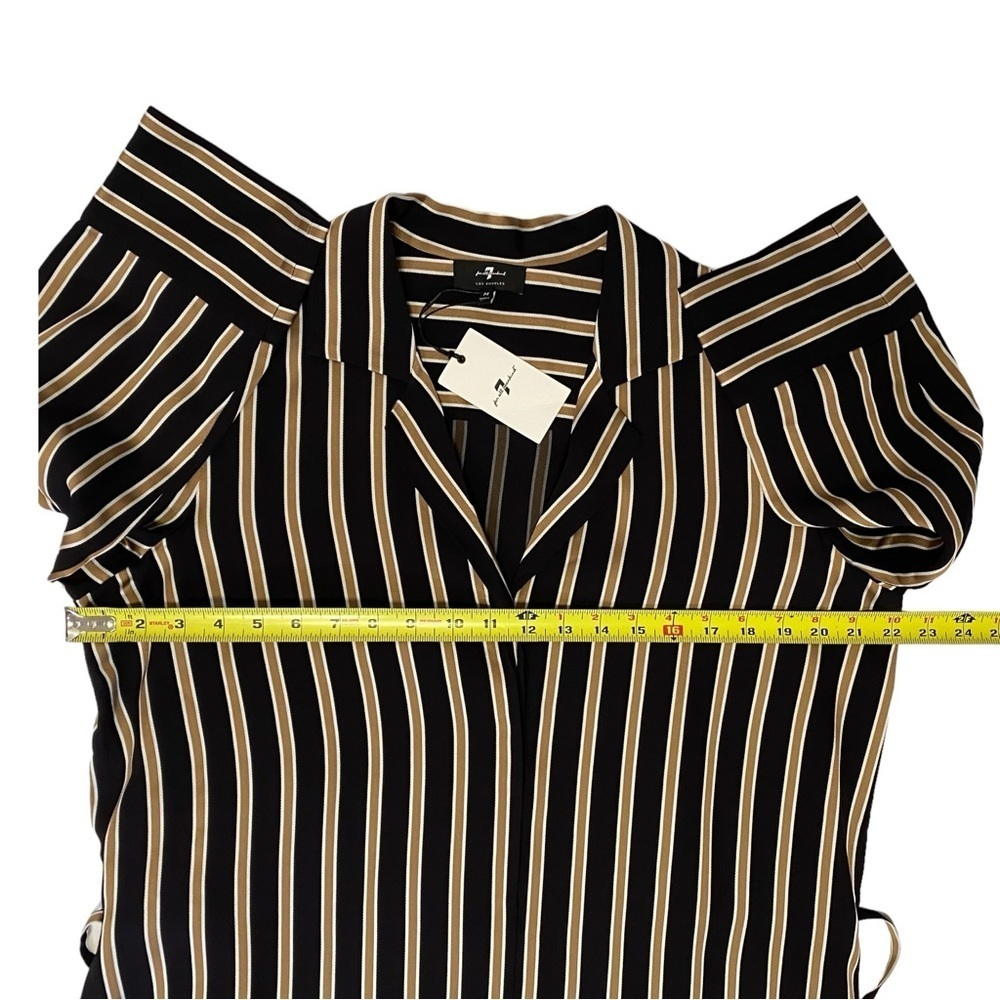 7 For All Mankind Striped Shirt Dress - Picture 14 of 16